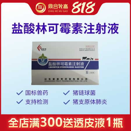 【鼎合牧高】10%鹽酸林可霉素注射液針劑100ml母豬產后保健子宮炎產后消炎關節...