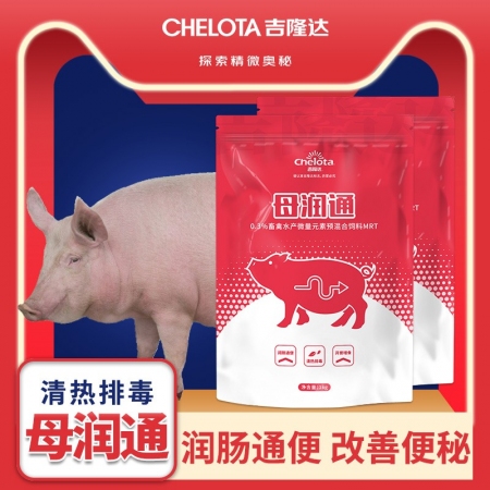 吉隆达母猪便秘润肠通便混合型饲料添加剂微量元素预混饲料母润通