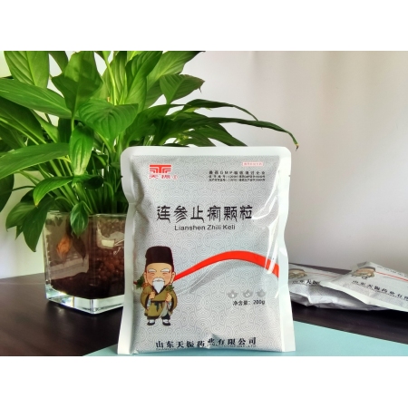 【夯夯猪】连参止痢颗粒200g/袋 中草药颗粒 治疗肠炎腹泻 沙门氏菌病 霍乱 拉稀 痢疾 禽畜通用