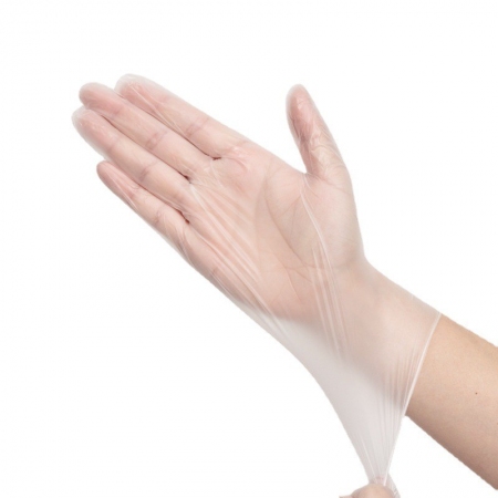 【清汐】兽用检查一次性手套乳胶 PVC手套防护无粉加厚手套采精塑料手套实验劳保家用清洁护理手套