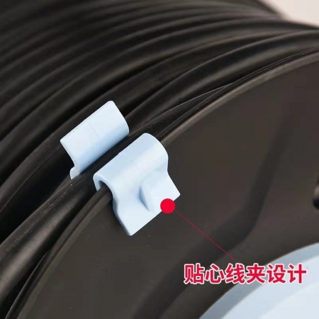  【清汐】公牛养殖场电器线盘插座移动电缆盘绕线盘拖线滚子20/30/40米延长线插排家用