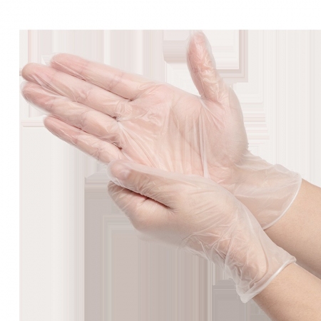 【燚琳】兽用检查一次性手套乳胶 PVC手套防护无粉加厚手套采精塑料手套实验劳保家用清洁护理手套