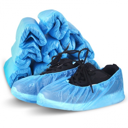 【清汐】一次性鞋套CPE超厚室内防滑耐磨家用防水雨天塑料防尘特加厚脚套