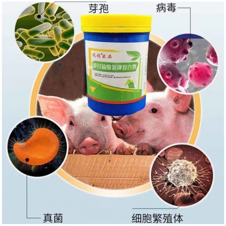 迅销过硫酸氢钾复合物粉孕畜可用带猪消毒新型消毒剂粉养殖场消毒非洲猪瘟