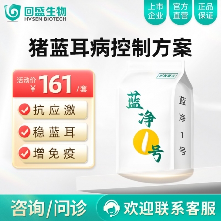 【回盛生物】|蓝净一号|猪蓝耳病控制方案 蓝耳防控抗应激增强免疫力