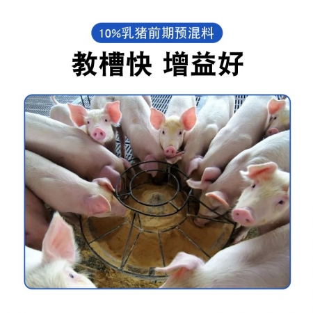 【中美普克】10%乳猪浓缩料仔猪保育料含鱼粉猪场用小猪断奶过渡饲料