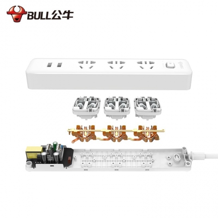 BULL公牛 USB智能插座1.5mi GNV-UUA123