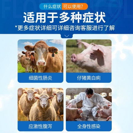 【中龍神力】硫酸小檗堿注射液獸藥止痢腹瀉腸炎豬牛羊藥紅痢獸用