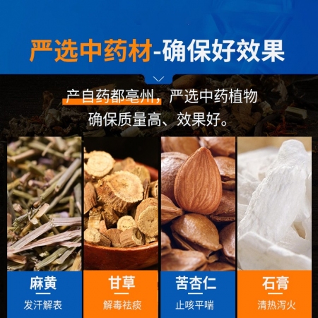 【中龍神力】麻杏石甘散 500g*20袋 清熱宣肺 止咳平喘