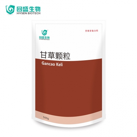【回盛生物】甘草顆粒500g 清肺祛痰止咳平喘保肝解毒消炎抗病毒中藥獸藥