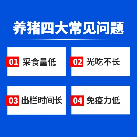 【九牧扬】红壮圆1000g 开胃催肥促消化 快生长猪用增食 长期添加