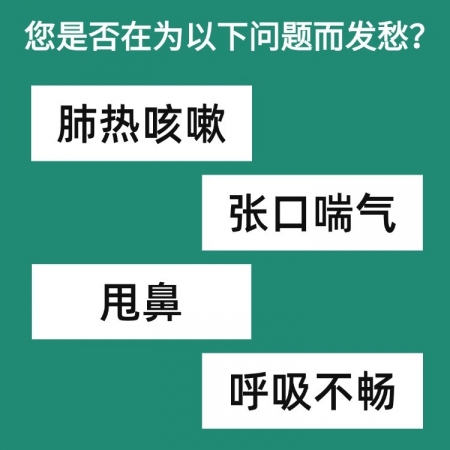 【九牧扬】呼感清 适用于呼吸道疾病 支原体肺炎胸膜肺炎巴氏杆菌各种咳喘