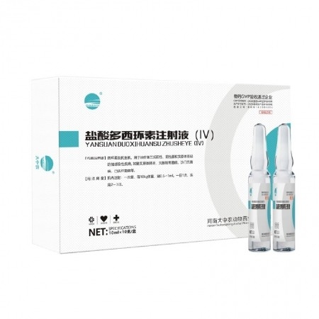 【開揚】10%鹽酸多西環素注射液10ml*10支/盒獸用