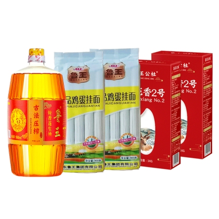 魯王 米面油實(shí)惠組合禮包F款 3800g+960ml