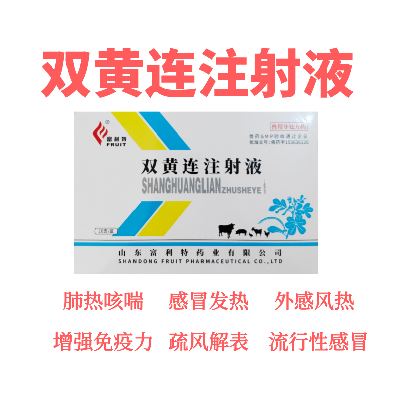 【鼎合牧高】雙黃連注射液10ml*10支 國標可追溯，清熱解毒，疏風解表，原豬易自營