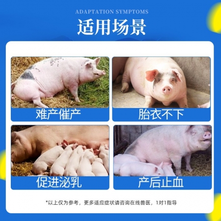 【杭動藥業】10單位縮宮素1ml*10支/盒母豬催產針子宮收縮藥產后止血胎衣不下排惡露
