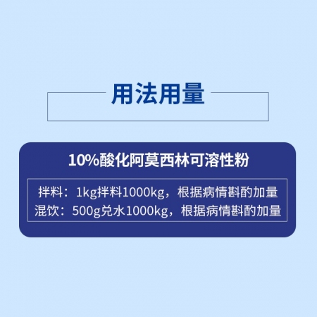 【哼哼動保】10%酸化阿莫西林可溶性粉 100g/袋  廣譜抗菌，產后炎癥、副豬、鏈球菌、豬丹毒
