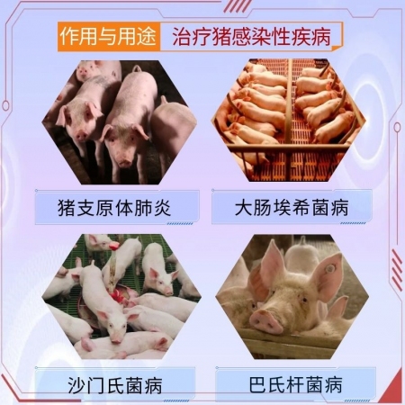 【宜生源】多西環素注射液10ml*10支 國標獸藥強力霉素血蟲附紅體咳嗽氣喘呼吸道感染腸炎腹瀉土霉素