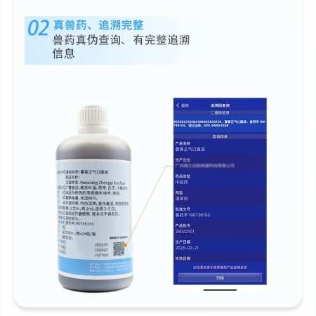 【正格農牧】育隆冰爽vc獸用藿香正氣液豬牛羊雞鴨禽畜口服液降溫解暑抗應激祛暑