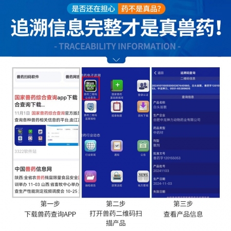 【中龍神力】白頭翁散 500g 獸藥獸用止痢散大腸桿菌豬雞用拉稀止痢黃白痢中藥