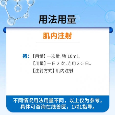【中龍神力】銀柴注射液獸用豬牛羊用清熱抗病毒口炎蹄潰爛正品