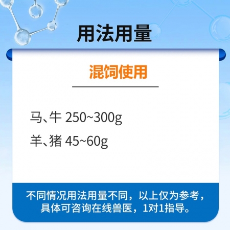 【中龍神力】止咳散獸用呼吸道藥豬牛羊肺炎咳嗽雞鴨鵝鴿畜禽中藥獸藥