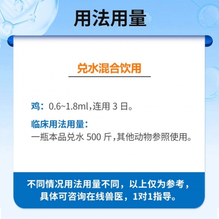 【中龍神力】清瘟解毒口服液抗病毒治療新城疫純中草藥豬藥