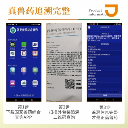 【豬大夫】10%阿莫西林可溶性粉 抗菌消炎，主治革蘭氏性菌感染， 使用方便