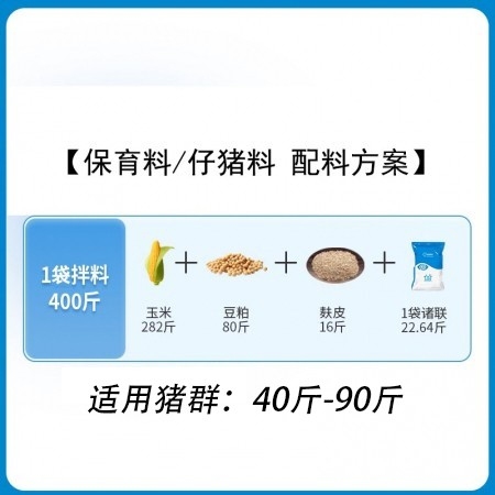 5.66%核心料/仔豬料/保育料 長(zhǎng)勢(shì)更快/高蛋白低成本 推薦40-90斤豬【諸聯(lián)好合】