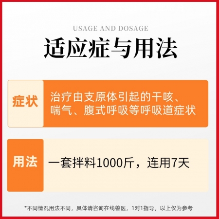 【支原體咳喘套餐】賽為呼吸道套餐豬豬支原體咳喘病泰萬(wàn)菌素包被恩諾沙星