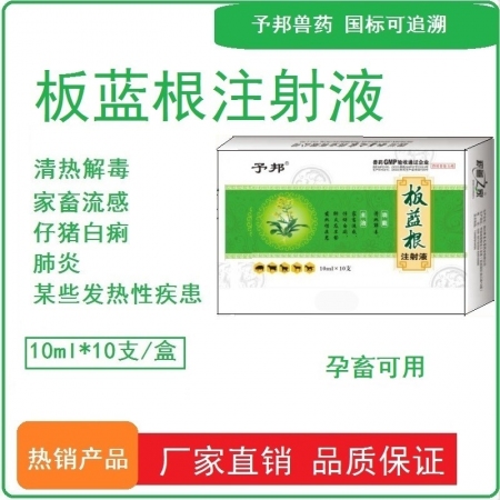 【予邦】板藍根注射液10ml獸藥 國標可追溯 抗病毒針劑 稀釋頭孢 高燒高熱病 ...
