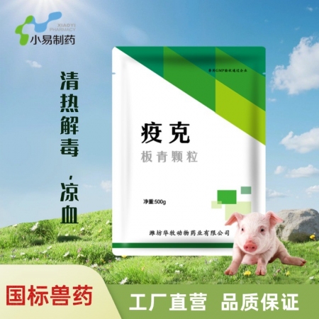 【小易制藥】疫克-板青顆粒500g清熱解毒抗炎抗病毒增強免疫主治風熱感冒咽喉腫痛...