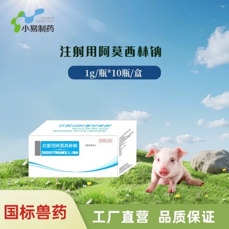 【小易制藥】注射用阿莫西林鈉   粉針劑，用于抗菌消炎、呼吸道感染、咳嗽、感冒、...