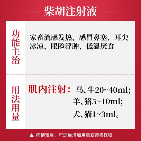 【吉博士】柴胡注射液针剂10ml*10支 发热 解热 感冒