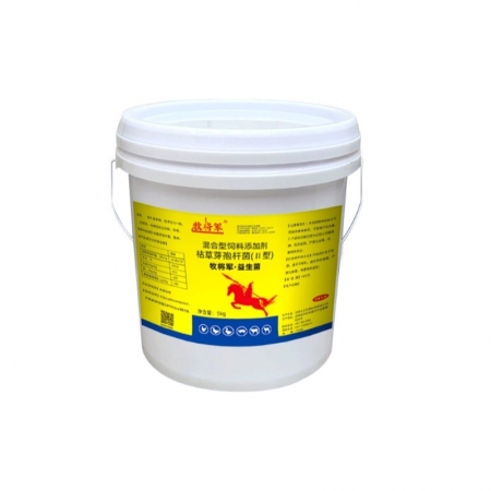 【九天生物】益生菌5kg/桶，益生菌促生長調理腸道助消化減少氨氣味豬拉稀腹瀉飼料添加劑