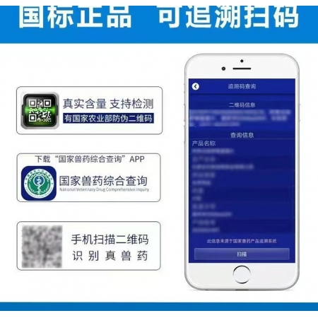 【盛世騰龍】10%阿莫西林可溶性粉500g 抗菌消炎呼吸道母豬產后消炎豬丹毒鏈球菌 豬用 獸用