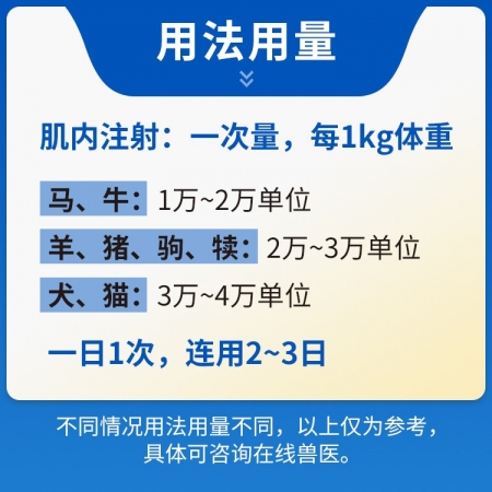 【豬大夫】注射用普魯卡因青霉素400萬單位 獸用  豬馬牛羊放線菌