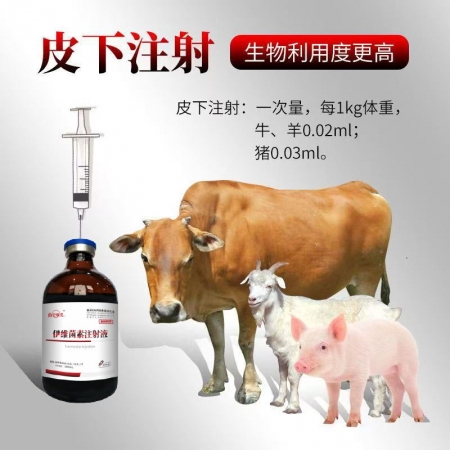 白云牧港獸藥伊維菌素注射液針劑獸用豬藥牛羊藥狗狗兔用螨蟲牛羊驅(qū)蟲藥
