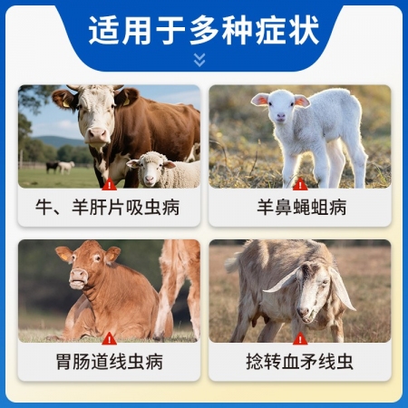 【豬大夫】100ml氯氰碘柳胺鈉注射液 獸用 牛羊肺片形吸蟲病線蟲