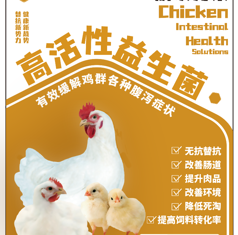 【大有鼎興】雞腸道健康解決方案 改善腸道 益生菌