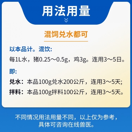 【豬大夫】10%鹽酸多西環素可溶性粉 附紅細胞體、弓形體、支原體肺炎等禽豬牛羊呼吸道藥