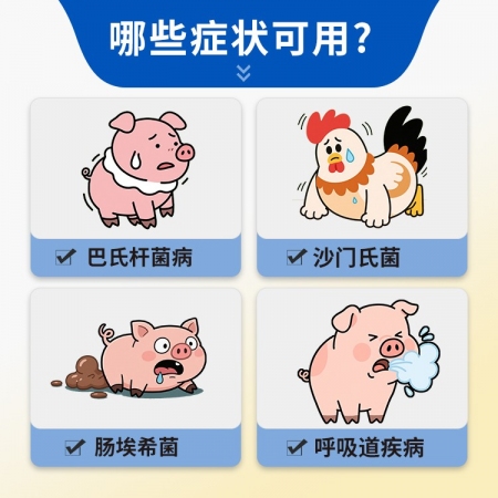 【豬大夫】10%鹽酸多西環素可溶性粉 附紅細胞體、弓形體、支原體肺炎等禽豬牛羊呼吸道藥