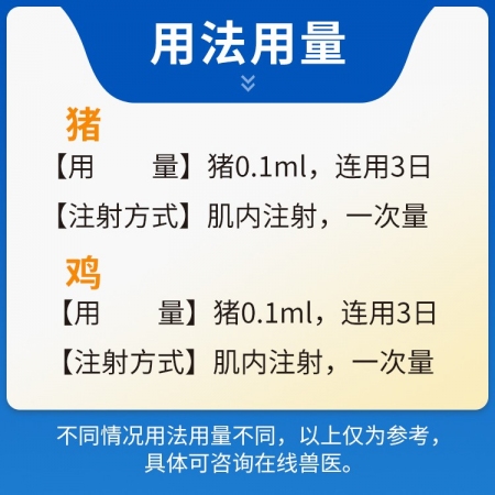 【豬大夫】銀黃提取物注射液 解熱退燒退熱消炎抗病毒流感呼吸道感染金銀花黃芩