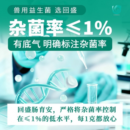 【回盛生物】腸育安培育速達 枯草芽孢桿菌1kg 混合型飼料添加劑腸道益生菌 促消化健腸道提高免疫力