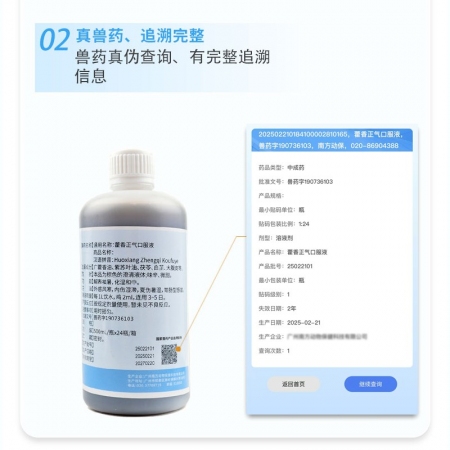 【正格农牧】育隆冰爽vc兽用藿香正气液猪牛羊鸡鸭禽畜口服液降温解暑抗应激祛暑