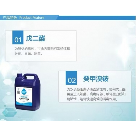 消醛安 消毒剂5L 消毒防腐口蹄疫预防