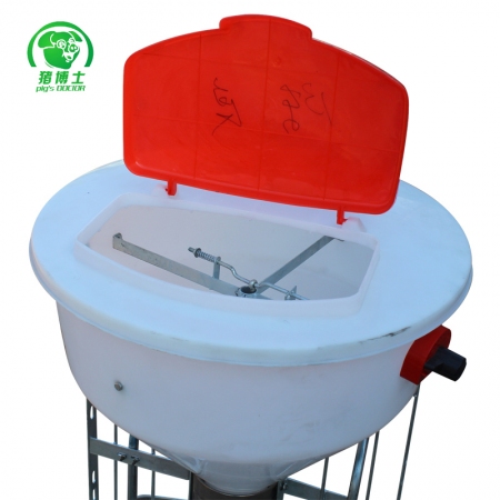 【乐淘农牧】塑料桶干湿料槽 干湿料桶保育育肥猪料槽