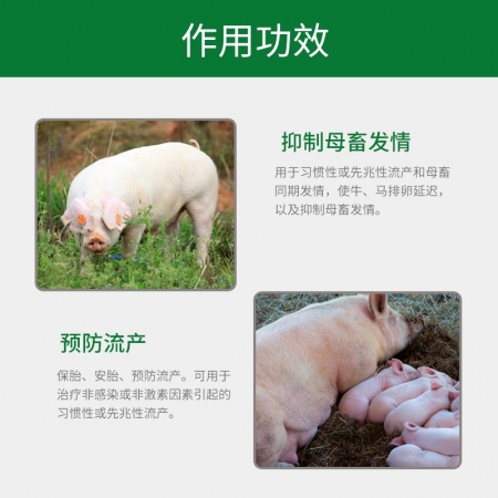 【毅兴】黄体酮注射液1ml：50mg*10支  猪牛羊习惯性流产，保胎安胎，兽用保胎针