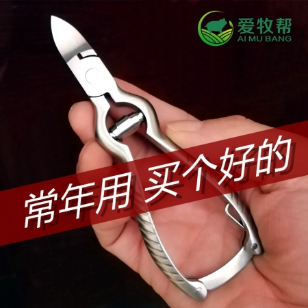 【大号弯头】新款小猪不锈钢剪牙钳 断牙钳兽用 猪用剪齿钳 仔猪牙剪养殖器械设备