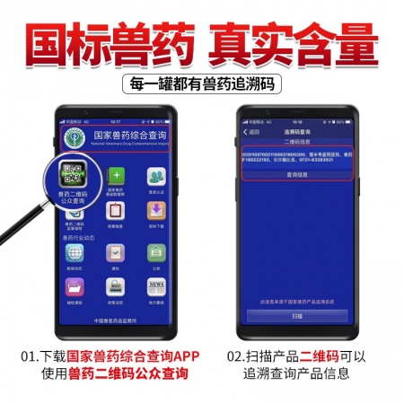 【施比龙】盘尼克 阿莫西林粉链球菌副猪嗜血大肠杆菌浆膜炎 兽药 100g/袋*100/箱